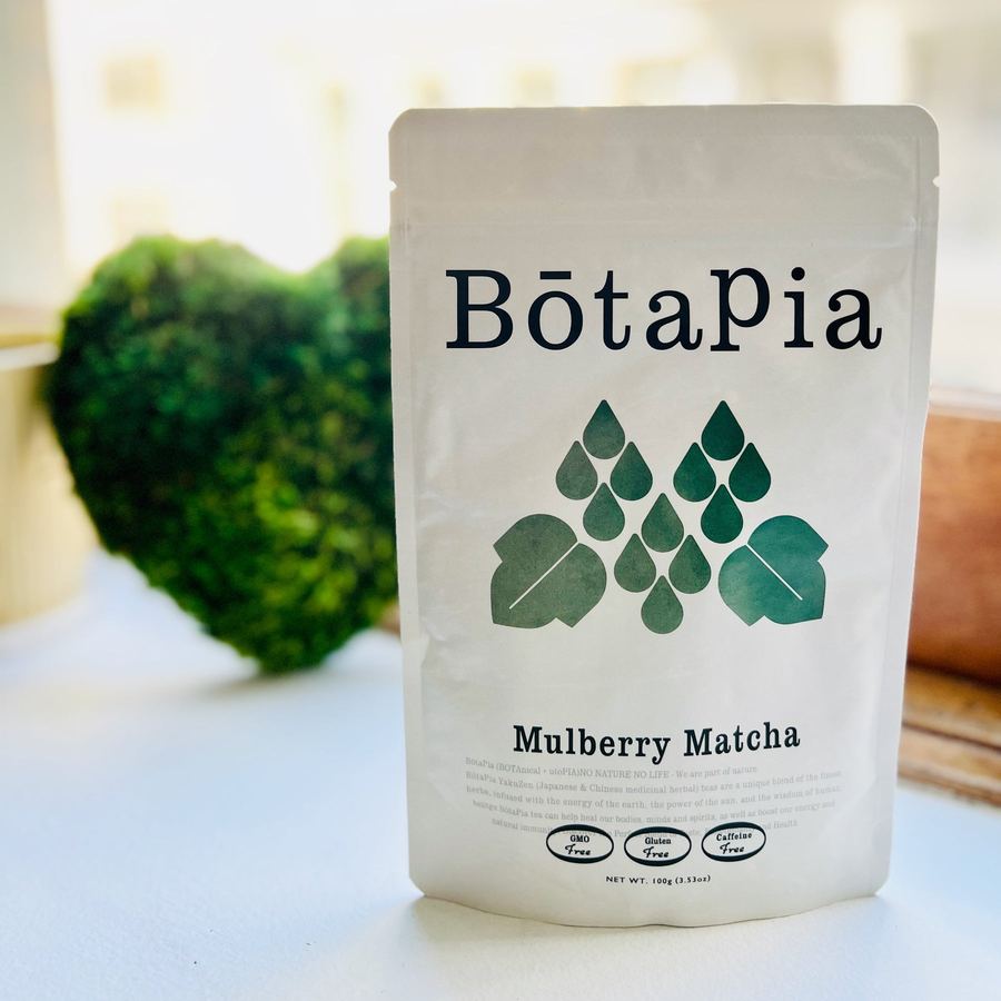 BōtaPia Mulberry Matcha pouch