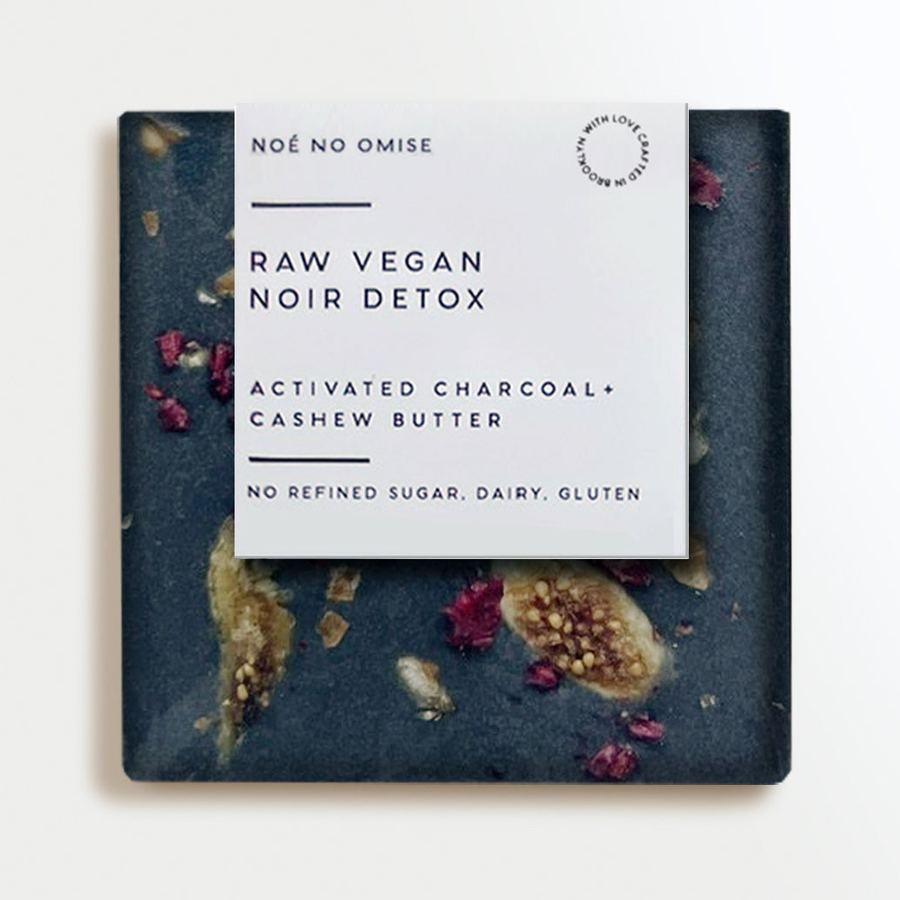 NOÉ NO OMISE Noir Detox charcoal bar with figs and petals